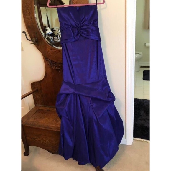 BOGO Purple Jessica McClintock formal gown - Picture 3 of 4